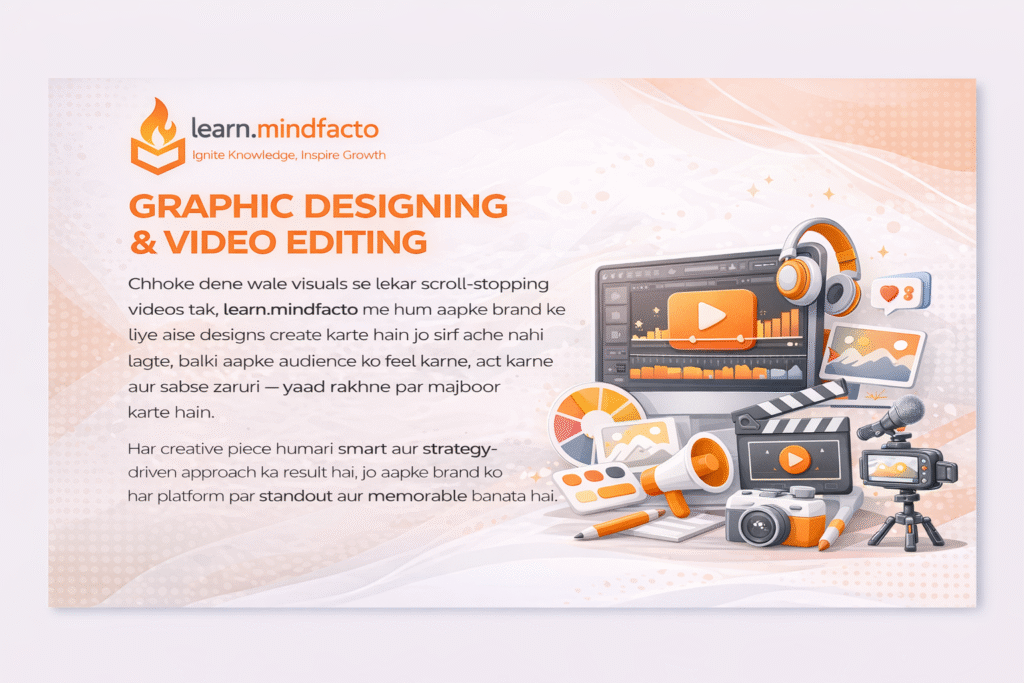 Graphic Designing & Video Editing image